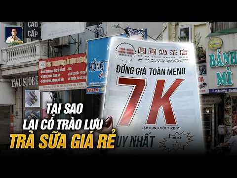 Cơn sốt trà sữa 7k tại Hà Nội và bài toán chiến lược kinh doanh F&B