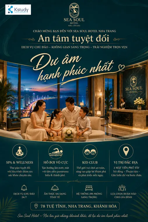 Poster khách sạn nghỉ dưỡng, Học viên Chu Tuấn Nhã