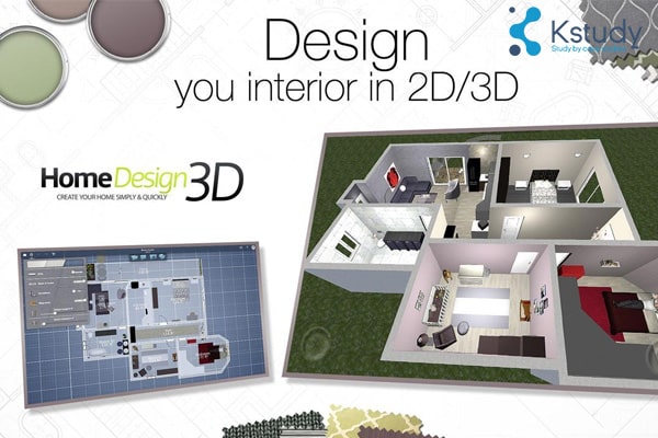 Phần mềm thiết kế nhà home design 3d
