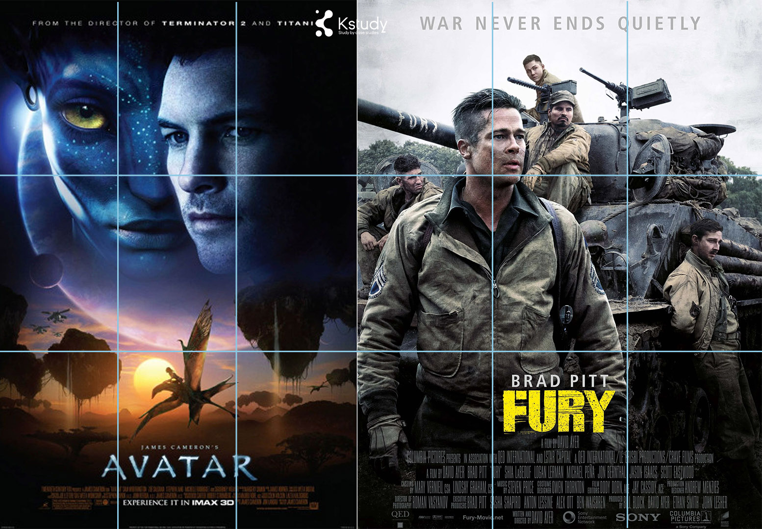 Bố cuc 1/3 trong poster