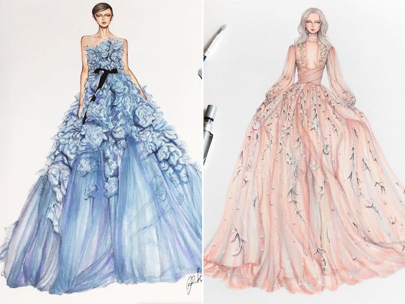 Thích vẽ thì nên học ngành gì để vừa thỏa mãn đam mê vừa có thu nhập tốt 2 Thiết kế thời trang