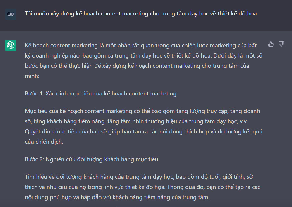 Lập kế hoạch content cho fanpage hiệu quả bằng chatgpt