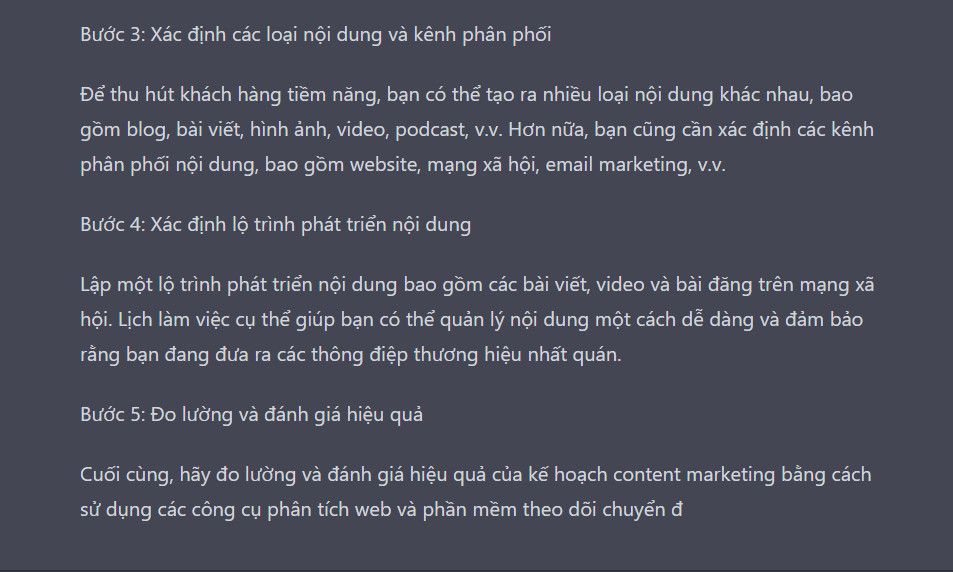 Mẫu kế hoạch nội dung website hiệu quả