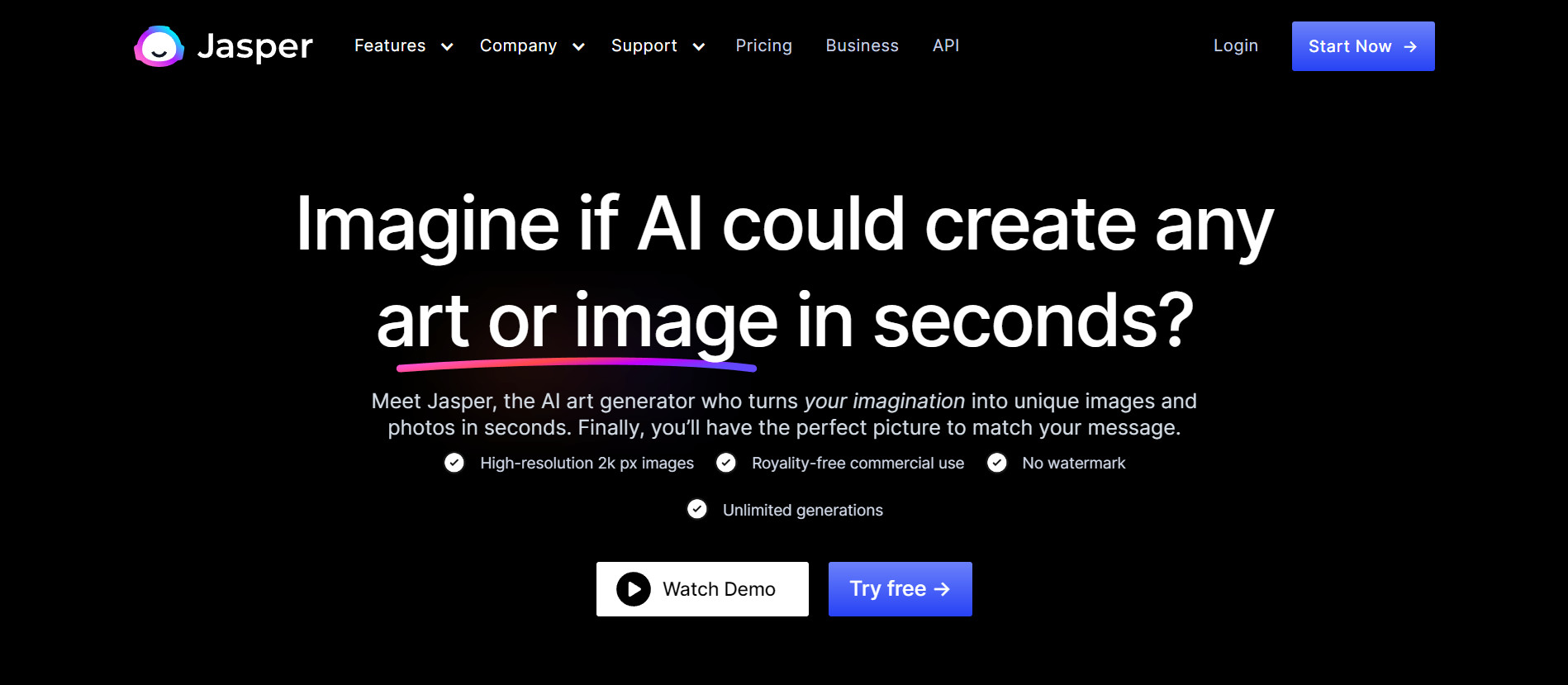 Web thiết kế bằng trí tuệ nhân tạo jasper