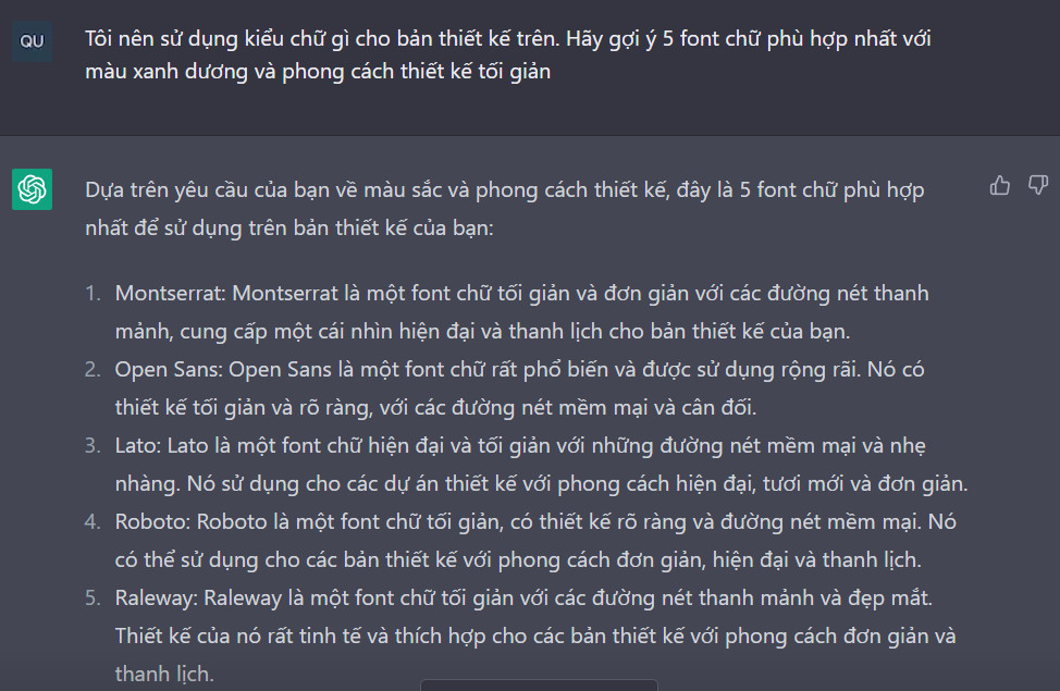 Dung chatgpt de thiet ke