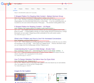 F-pattern vs z-pattern: bố cục nào nâng cao trải nghiệm người dùng? 7 F-pattern