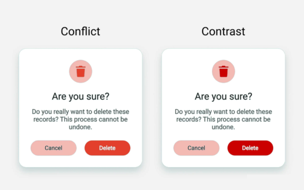 Nguyên tắc thiết kế contrast