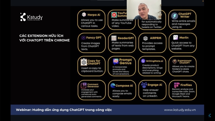Recap webinar: hướng dẫn ứng dụng chatgpt trong công việc 4 Tính năng mở rộng của chatgpt