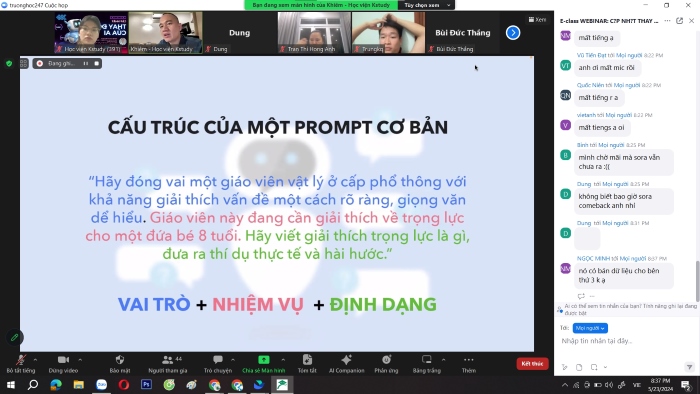 Webinar Cập nhật thay đổi của AI