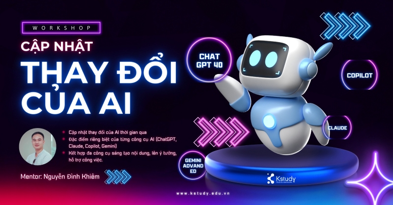 cập nhật thay đổi của AI