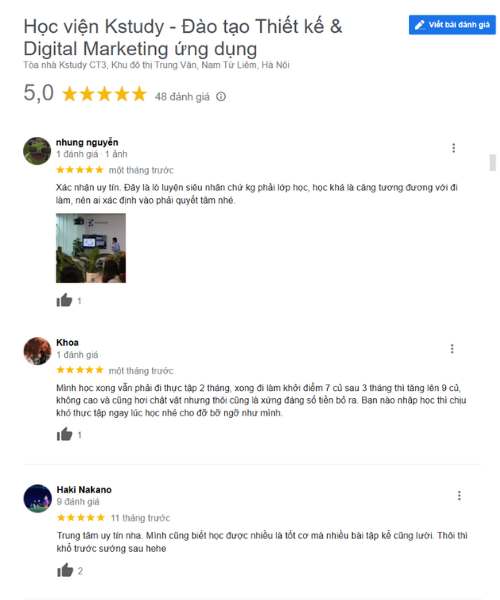 Top 5 tiêu chí lựa chọn khóa học digital marketing online 4 Cựu học viên feedback