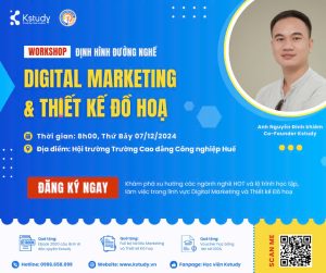 Workshop: "định hình đường nghề marketing và thiết kế đồ họa"