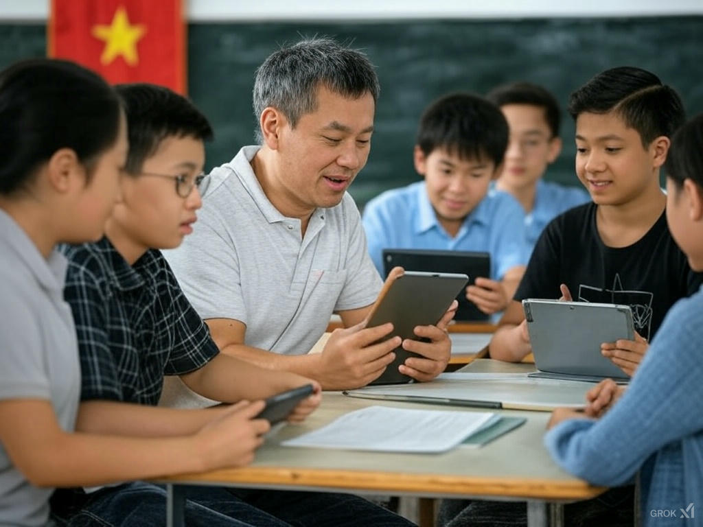 Hướng dẫn giáo viên sử dụng ai hiệu quả trong giảng dạy: từ thao tác đơn giản đến tư duy chiến lược 1 Tu duy su dung ai cho giao vien