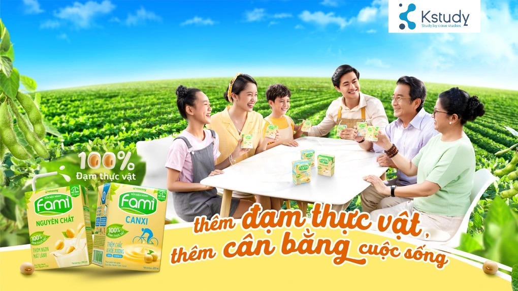 Vinasoy: hành trình vươn mình "chung mâm" với ông lớn ngành sữa việt 3 Fami nham den doi tuong gia dinh