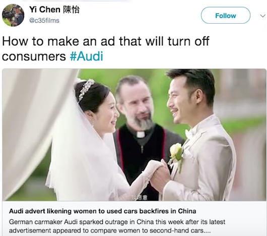 Quang cao xe hoi audi tai thi truong trung quoc