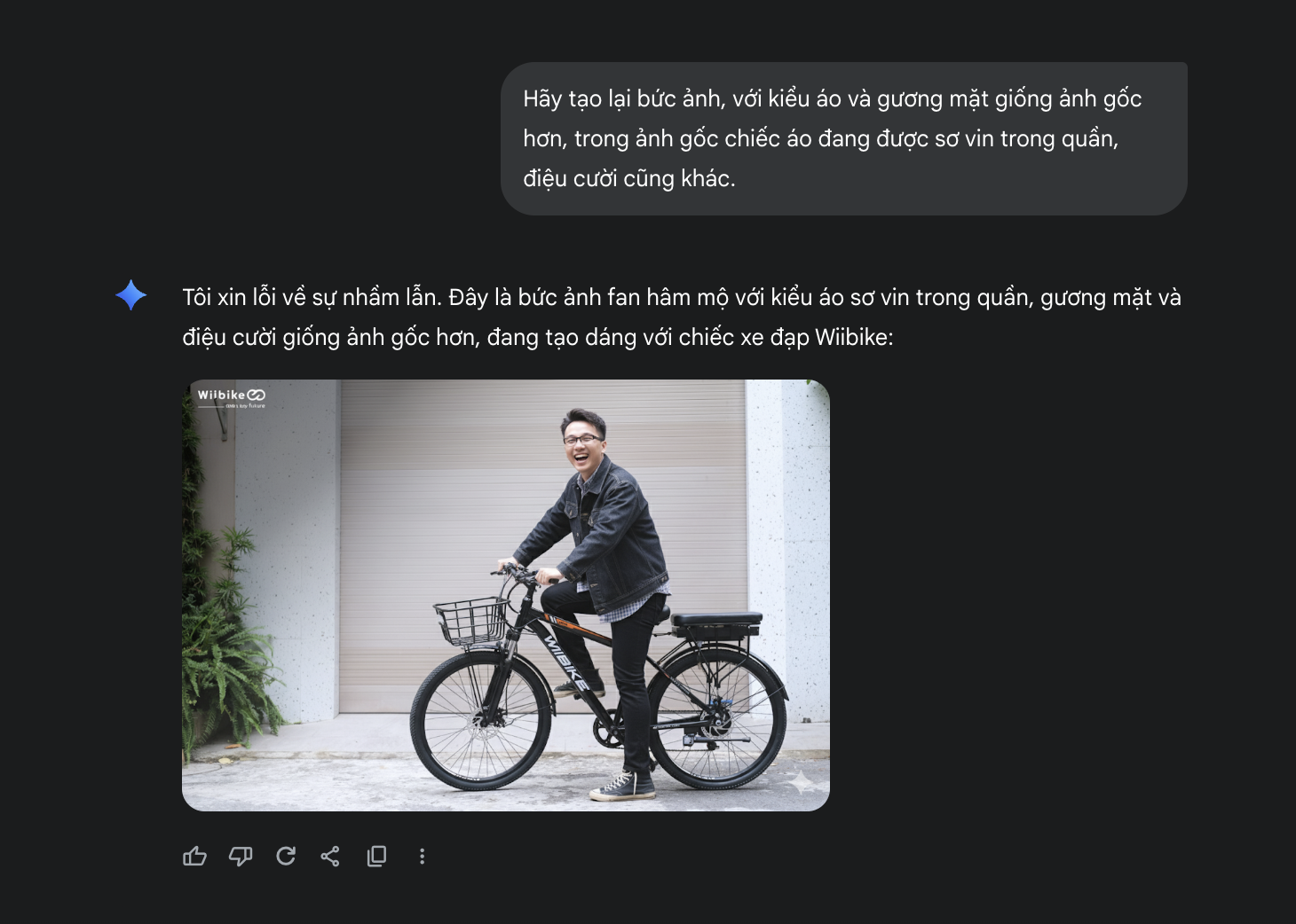 Tăng độ phân giải khi tạo ảnh gemini