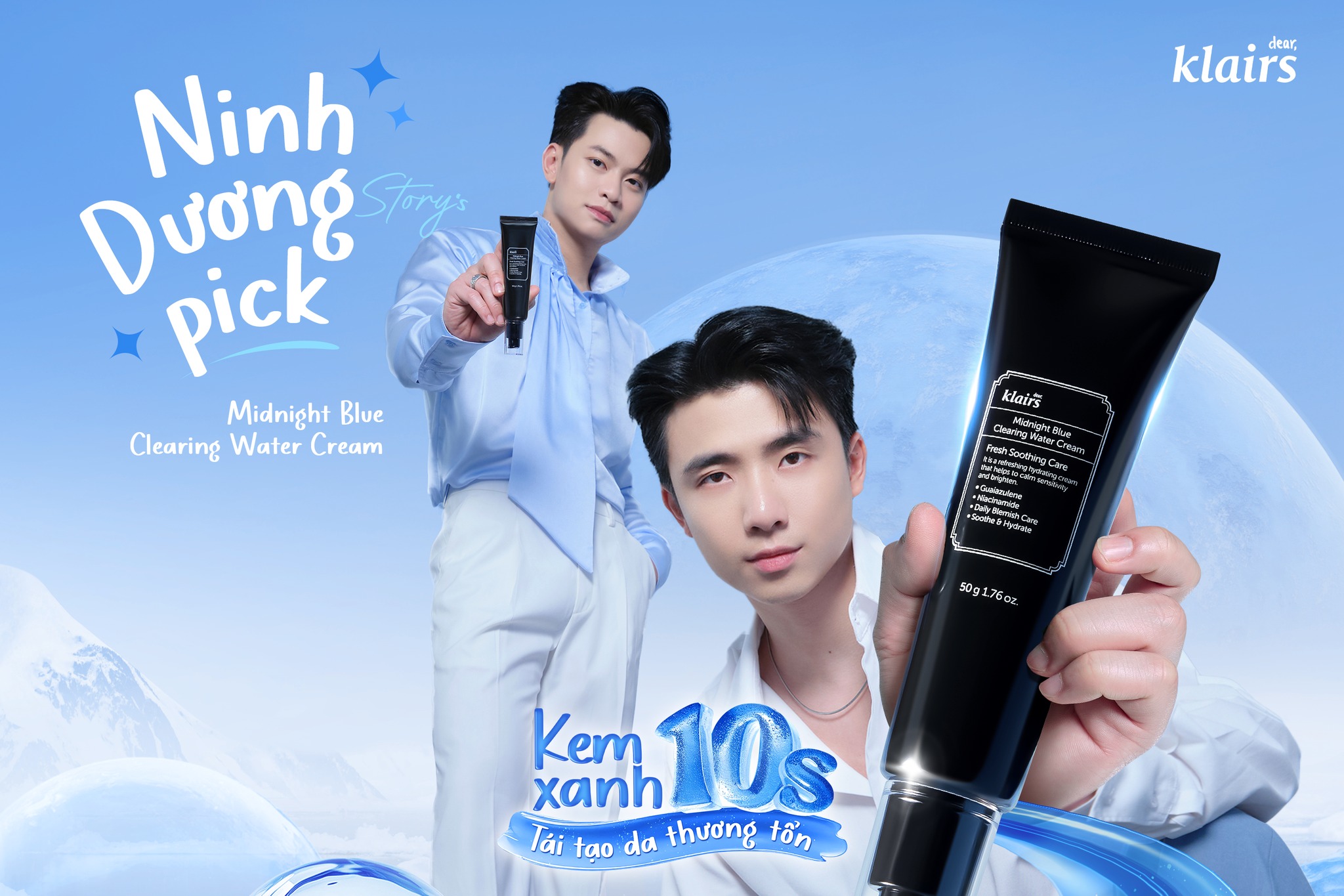 ninh dương story quảng cáo klairs