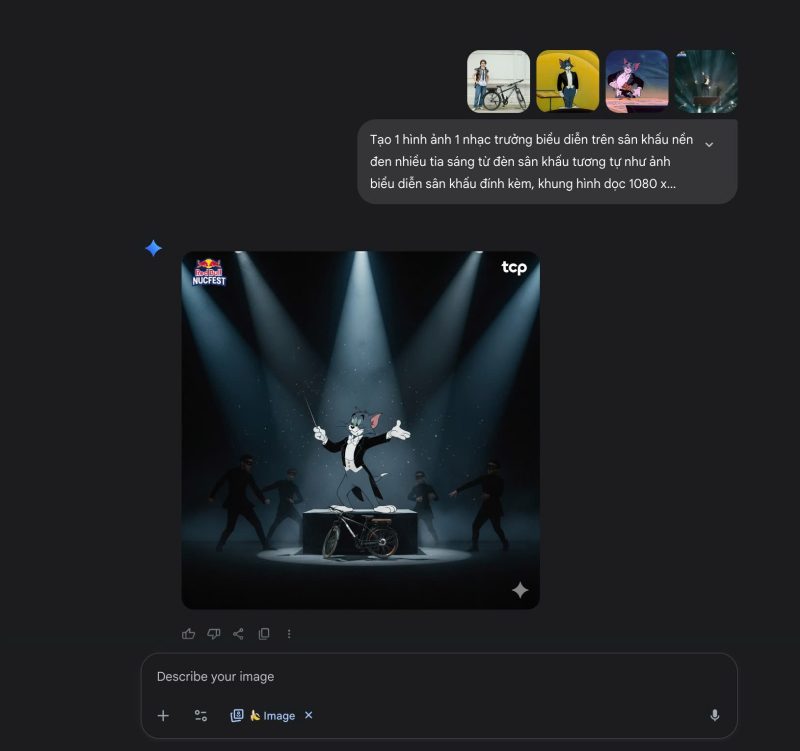 Dùng Ai tạo hình ảnh theo yêu cầu 