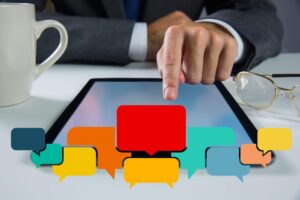 giao tiếp qua chat